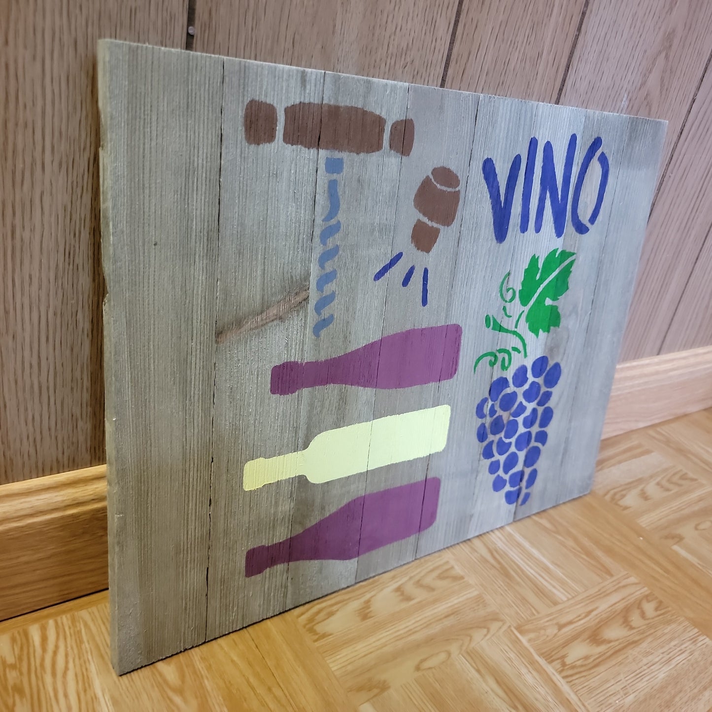 Vino Wood Sign