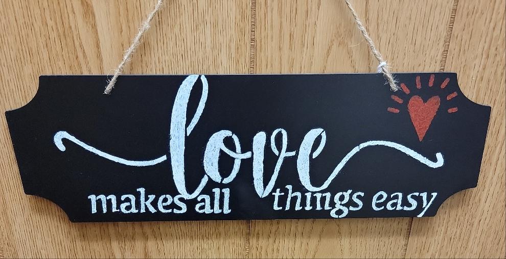 Love makes all things easy