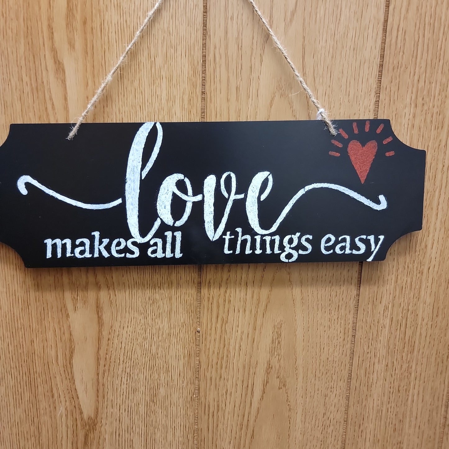 Love makes all things easy