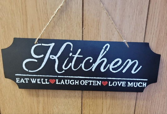 Kitchen Eat well ❤️Laugh often ❤️Love  much