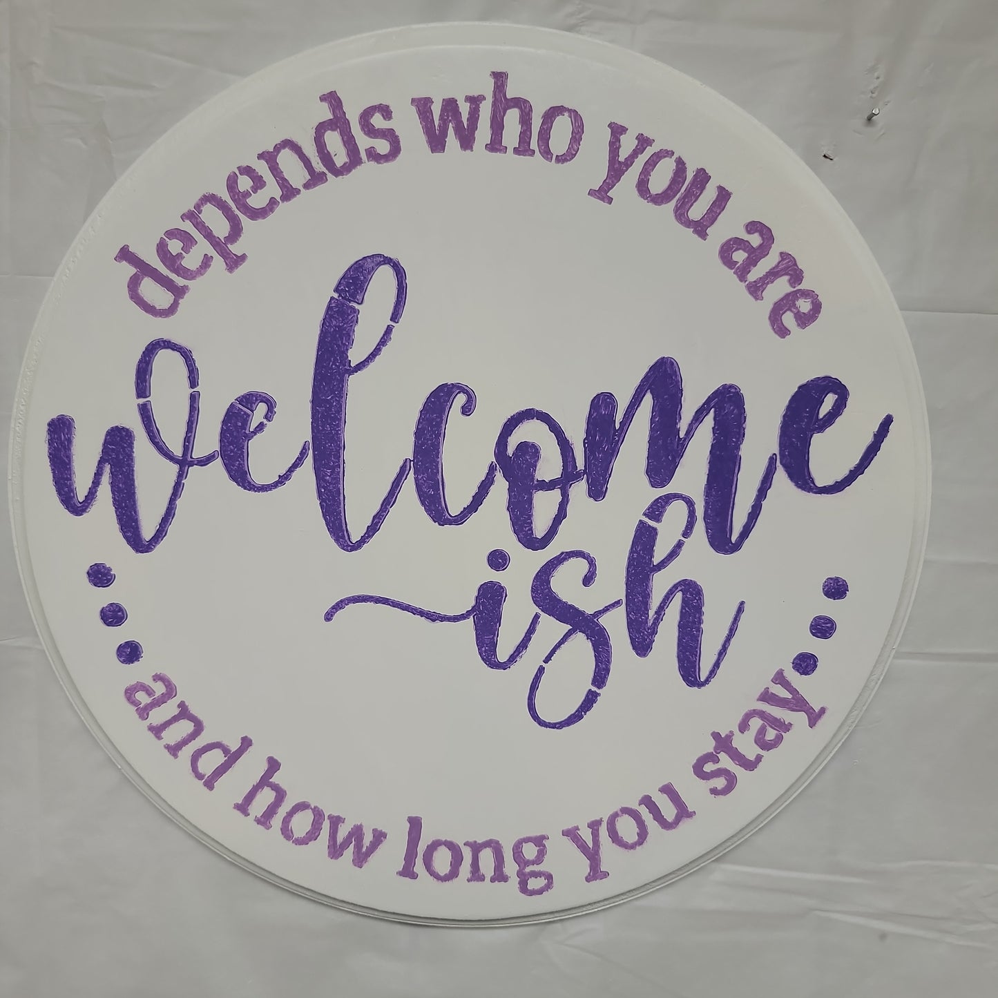 Welcome ish Depends who you are