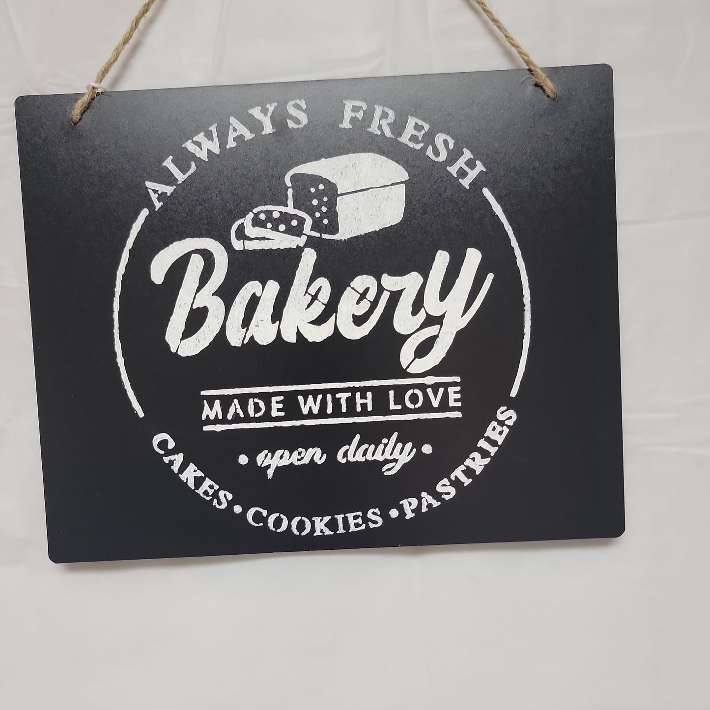 Bakery always fresh, made with love, always fresh, open daily, cakes, cookies, pastries