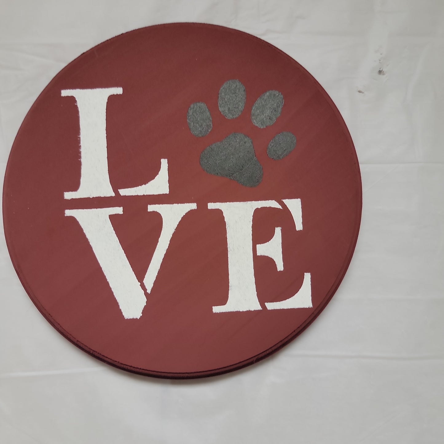 Love with a paw print