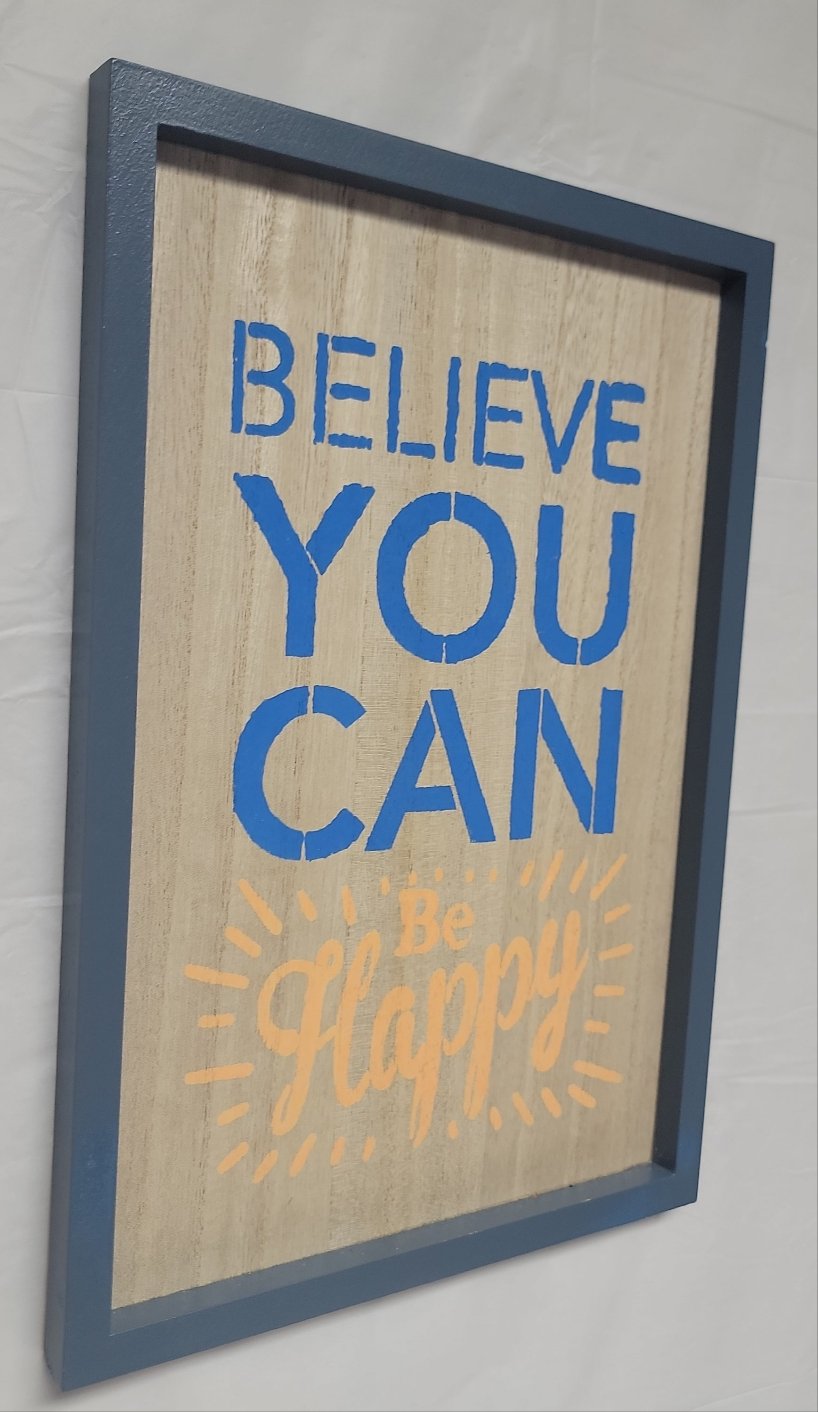 Believe you can be happy