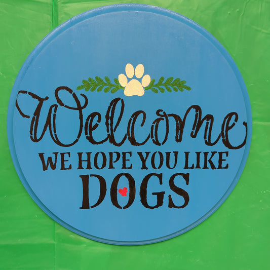 Welcome we hope you like dogs