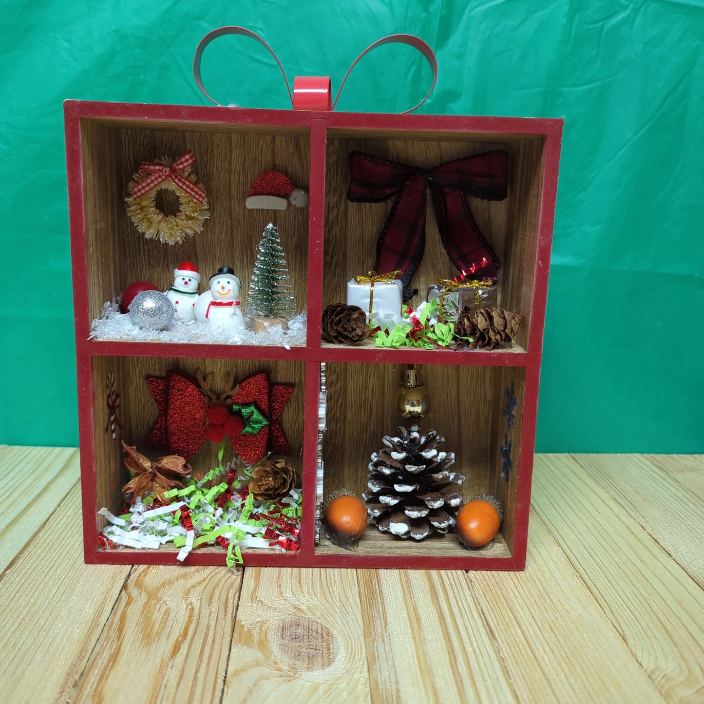 A Christmas shadow Box