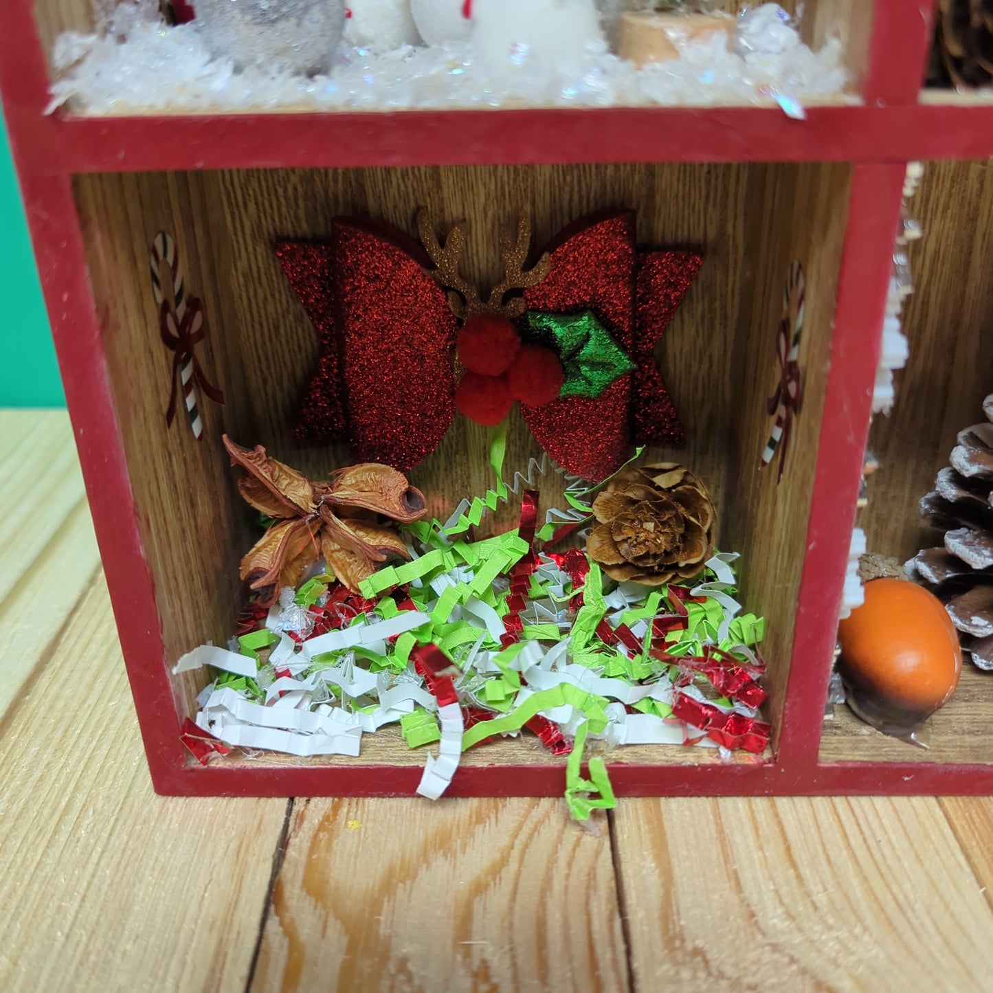 A Christmas shadow Box