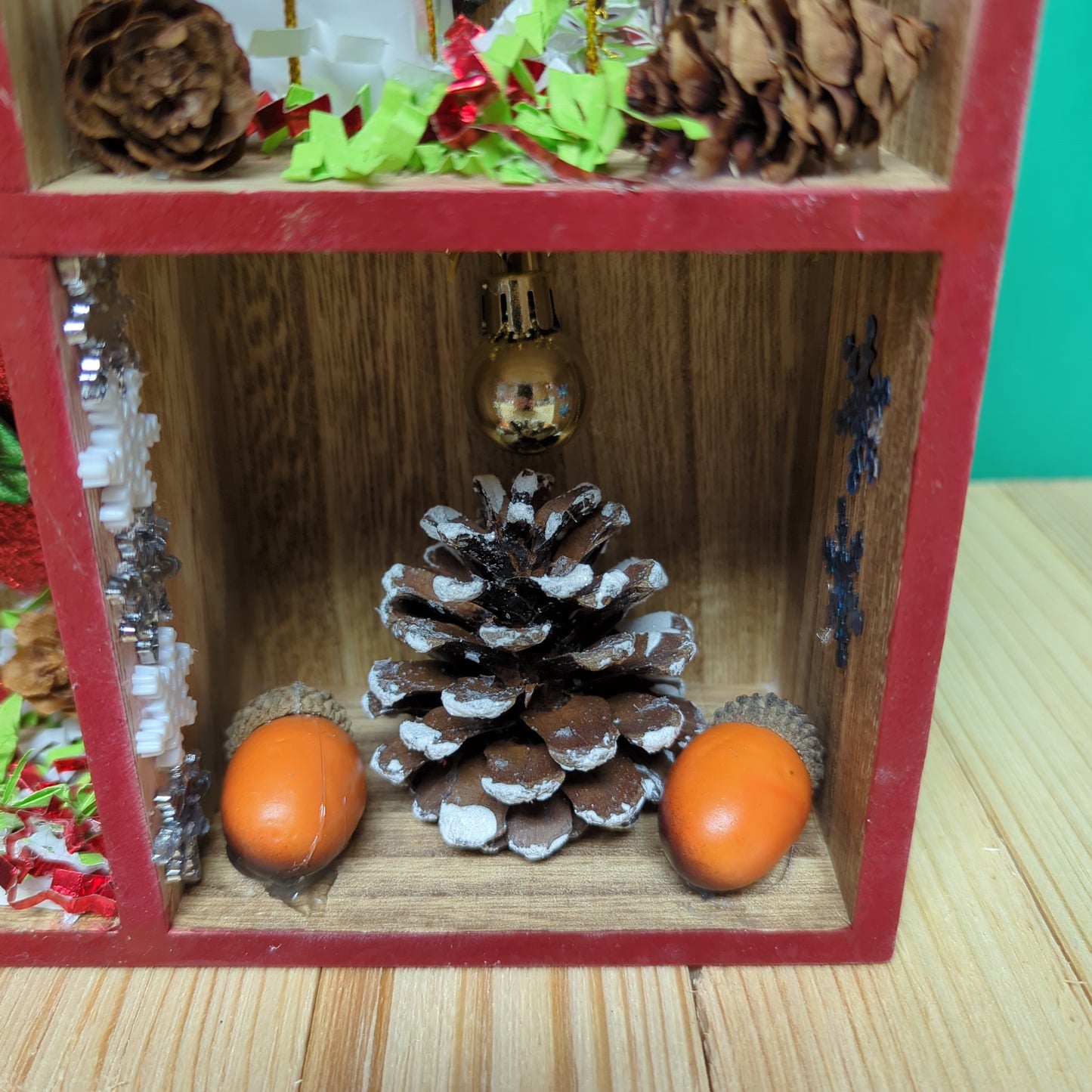 A Christmas shadow Box