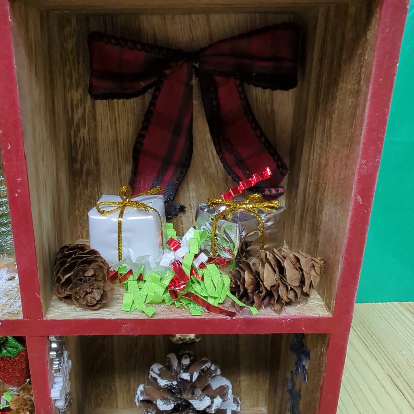 A Christmas shadow Box