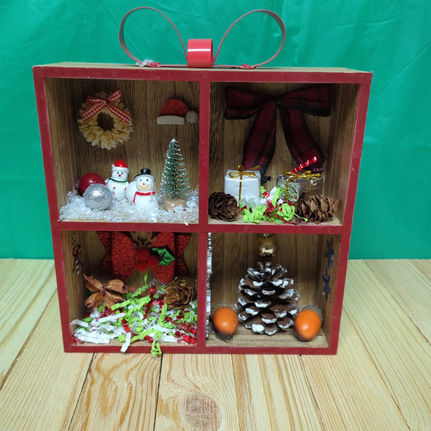 A Christmas shadow Box