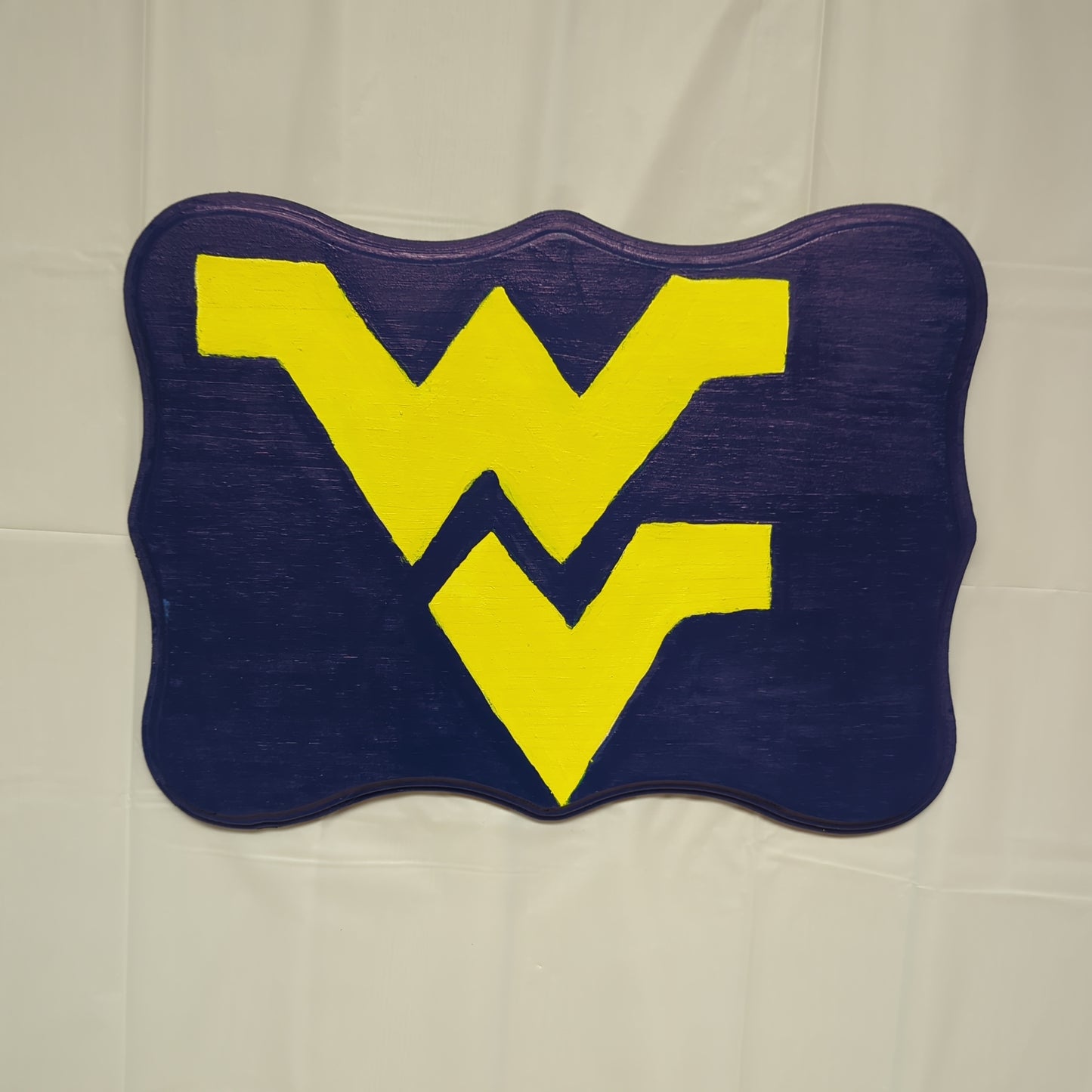 WV Sports team wood sign