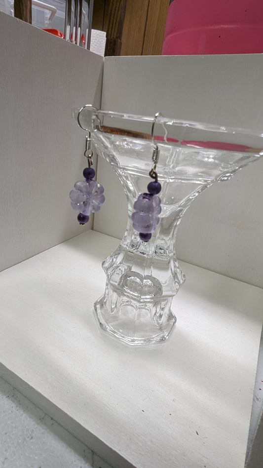 Purple Earrings