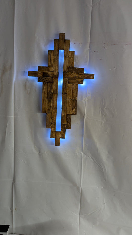 Lighted cross