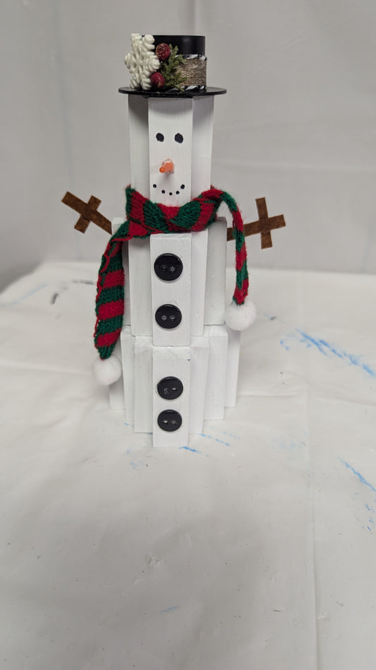 A Wooden Snowman #2