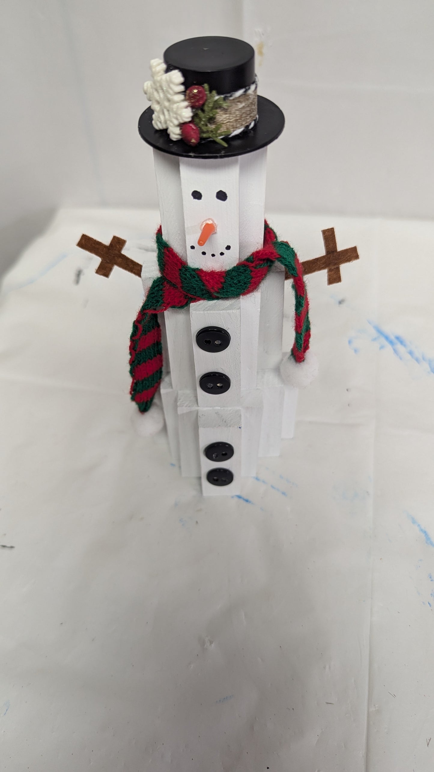 A Wooden Snowman #2