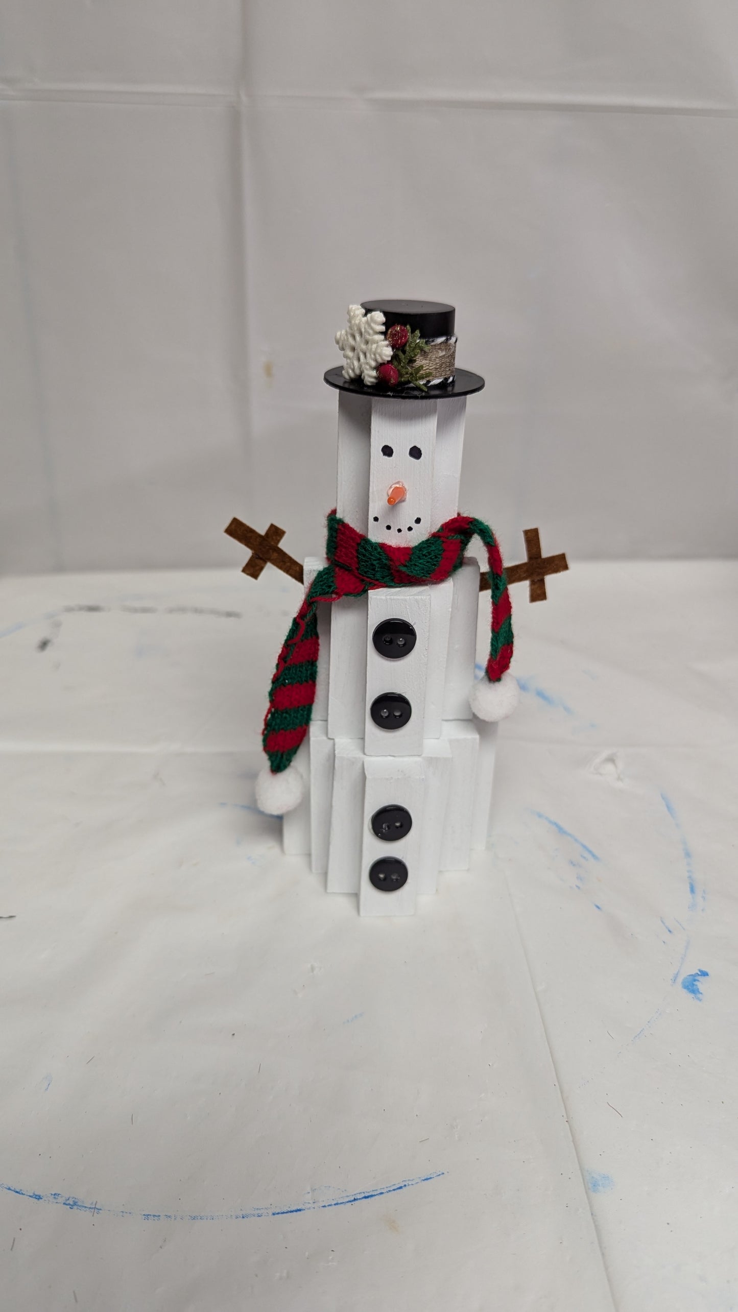 A Wooden Snowman #2