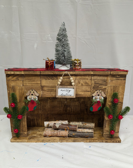 A Christmas Fireplace