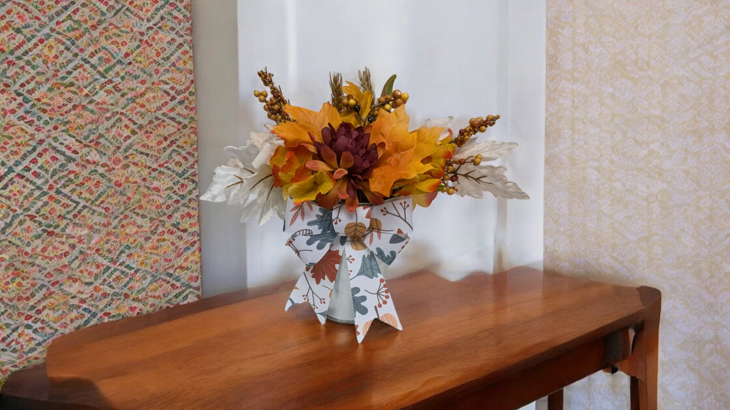 A Orange Autumn Arrangement #3