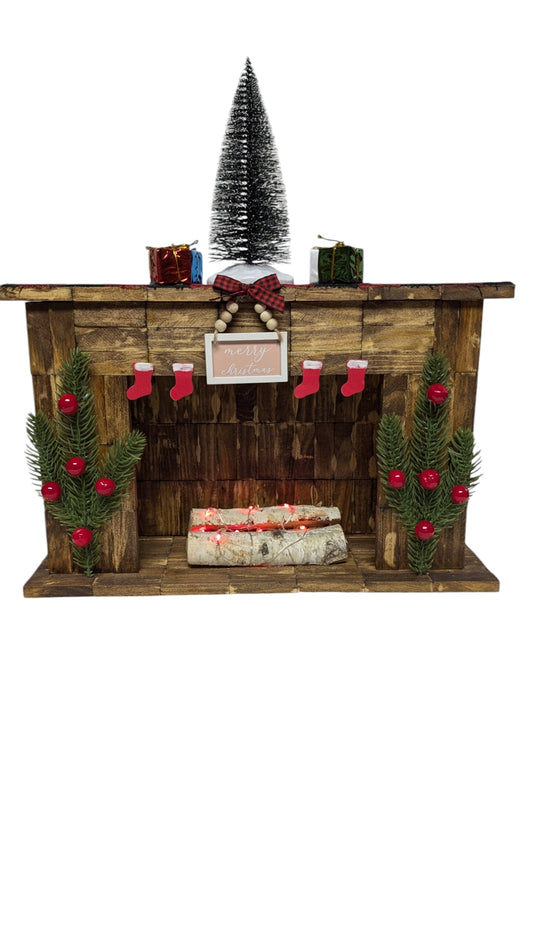 A Christmas Fireplace